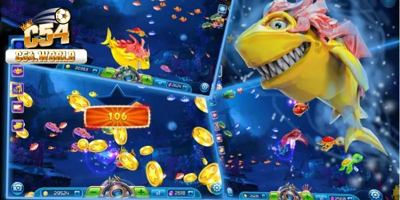 Trò chơi bắn cá đổi thẻ cào – Cảm giác nóng nhất tại C54 10 bắn cá đổi thẻ cào tại C54